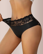 Willluxe® Seamless Lace Trim Panties