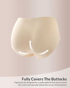 Willluxe® Seamless Antibacterial Mid-Waist Plus Size Briefs