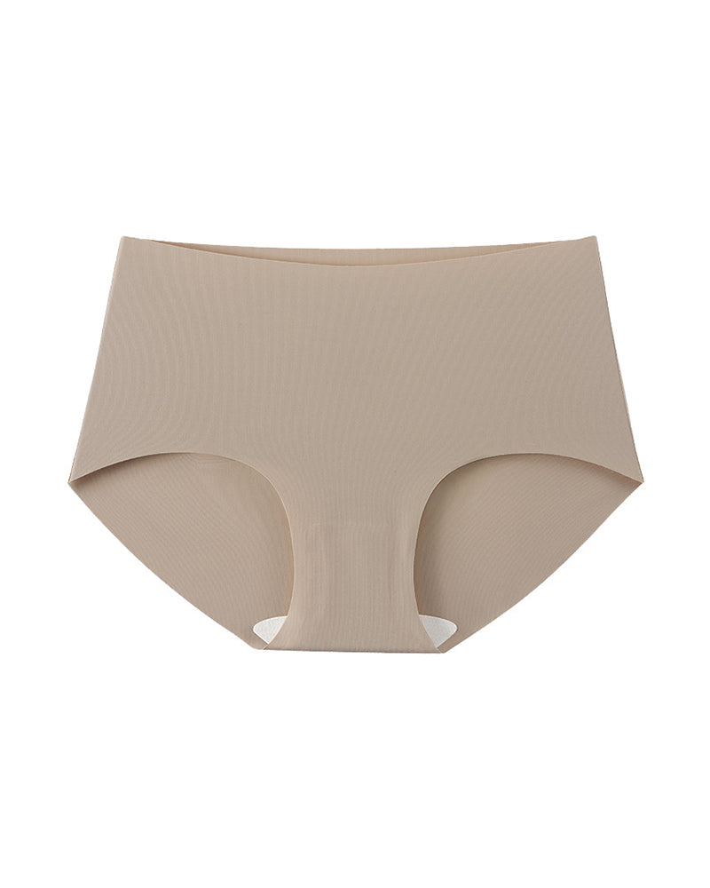 Willluxe® Seamless Antibacterial Mid-Waist Plus Size Briefs
