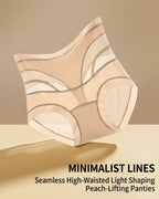 Willluxe® High-Waisted Tummy Control Mesh Bodyshorts