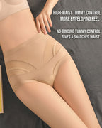 Willluxe® High-Waisted Tummy Control Mesh Bodyshorts
