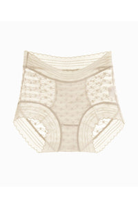 Willluxe® High-Waisted Tummy Control Lace Bodyshorts