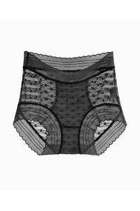 Willluxe® High-Waisted Tummy Control Lace Bodyshorts