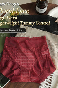 Willluxe® High-Waisted Tummy Control Lace Bodyshorts