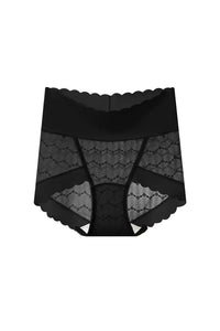 Willluxe® Soft Lace High-Waisted Seamless Tummy Control Panties