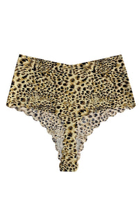 Willluxe® High-Waisted Seamless Ice Silk Thong