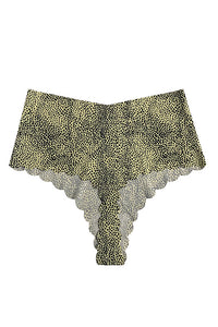 Willluxe® High-Waisted Seamless Ice Silk Thong