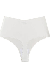 Willluxe® High-Waisted Seamless Ice Silk Thong