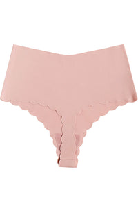 Willluxe® High-Waisted Seamless Ice Silk Thong
