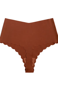 Willluxe® High-Waisted Seamless Ice Silk Thong