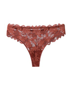 Willluxe® Whisper-Soft Floral Lace Thong