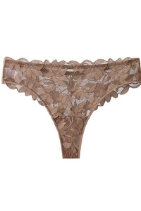 Willluxe® Whisper-Soft Floral Lace Thong