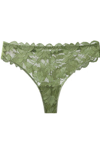 Willluxe® Whisper-Soft Floral Lace Thong