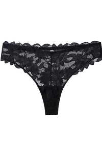Willluxe® Whisper-Soft Floral Lace Thong