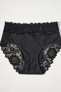 Willluxe® Seamless Lace Trim Panties