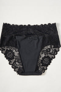 Willluxe® Seamless Lace Trim Panties