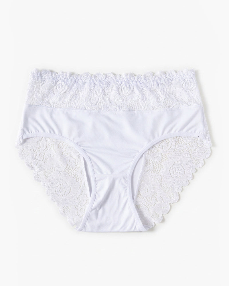 Willluxe® Seamless Lace Trim Panties