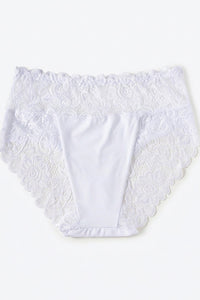 Willluxe® Seamless Lace Trim Panties