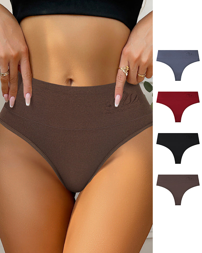 Willluxe® Pure Cotton Mid-Rise Tummy Control Briefs