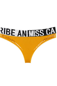 Willluxe® Bold Logo Waistband Seamless Sport Thong