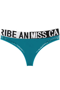 Willluxe® Bold Logo Waistband Seamless Sport Thong