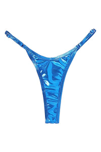 Willluxe® Metallic Adjustable Low-Cut Thong