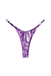 Willluxe® Metallic Adjustable Low-Cut Thong