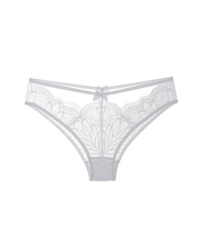 Willluxe® Cut-Out Lace Panties - Low-Rise Thong