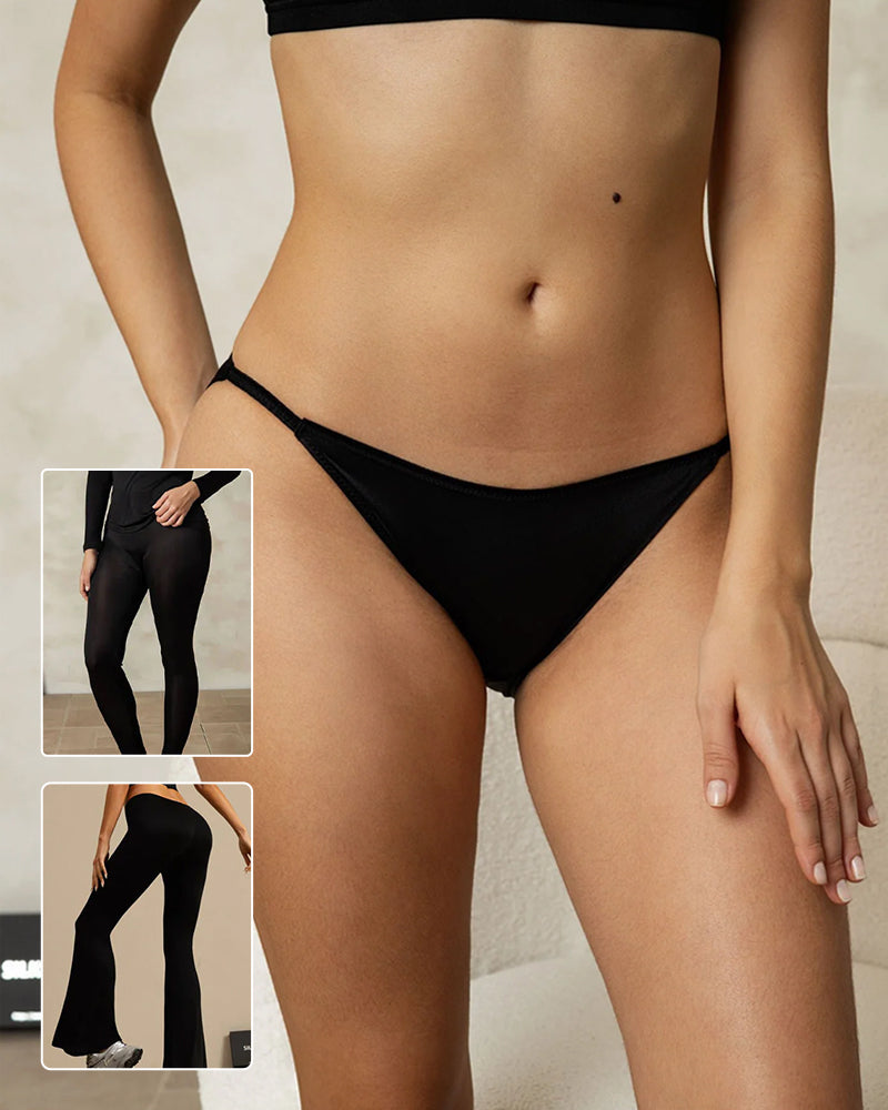 Willluxe® Mulberry Silk Low-Rise Bikini Panties