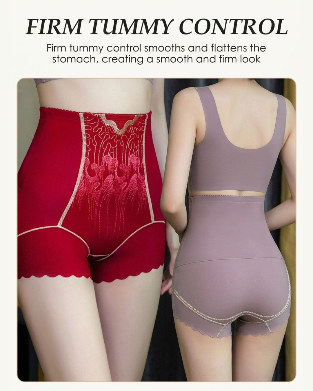 Willluxe® High-Waisted Tummy Control Shapewear Briefs