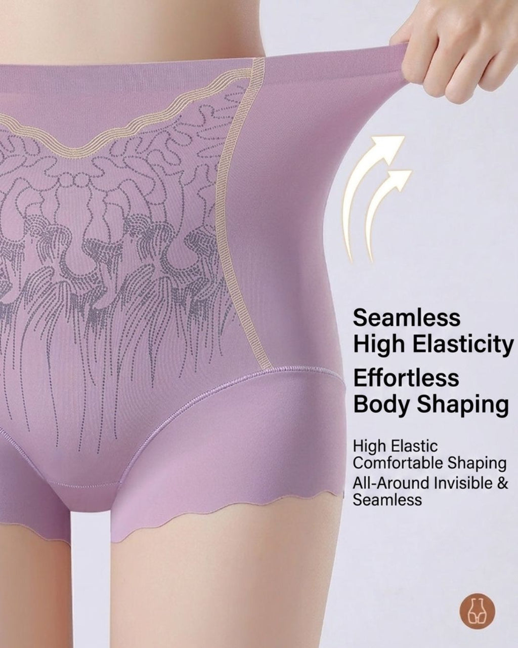 Willluxe® High-Waisted Tummy Control Shapewear Briefs