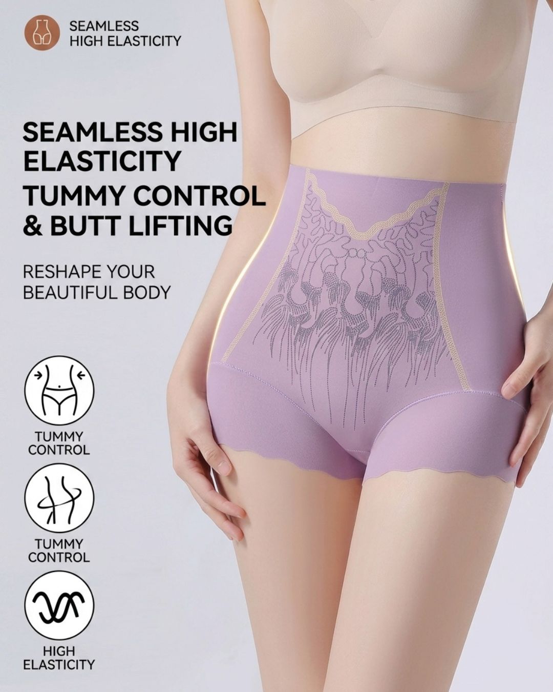 Willluxe® High-Waisted Tummy Control Shapewear Briefs