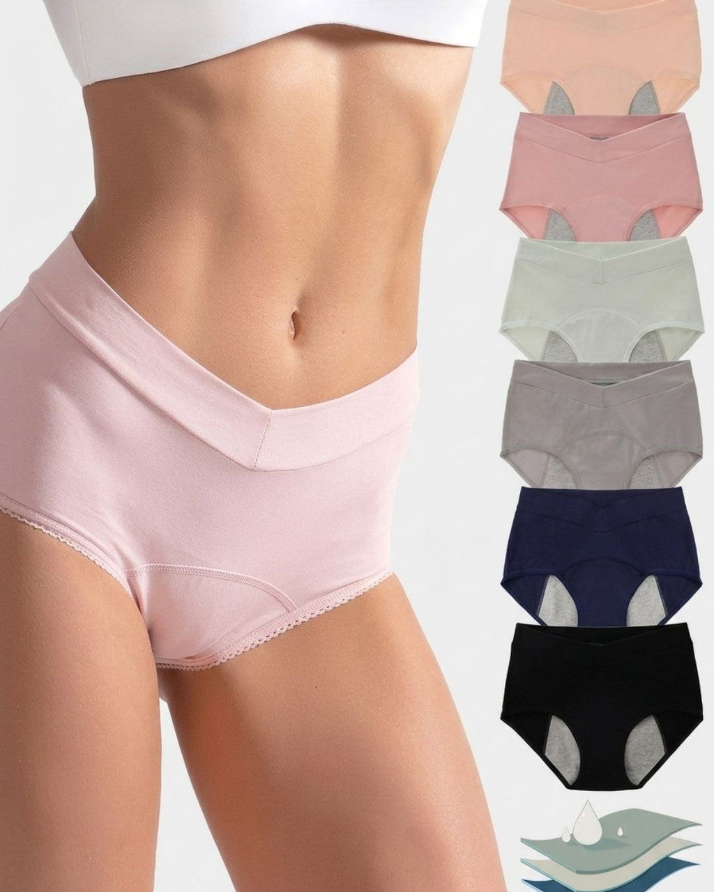 Willluxe® High-Waisted Leak Proof Panties