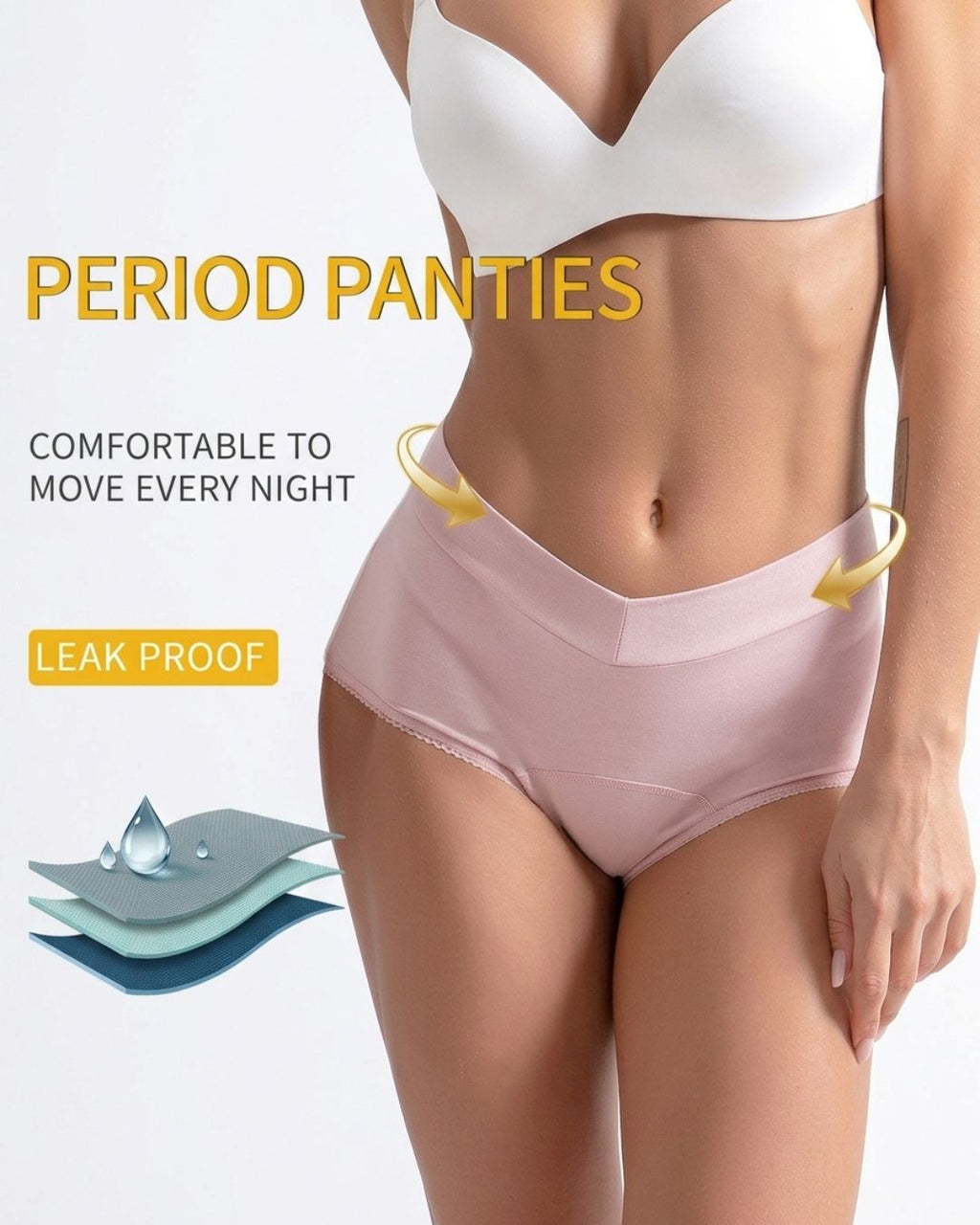 Willluxe® High-Waisted Leak Proof Panties