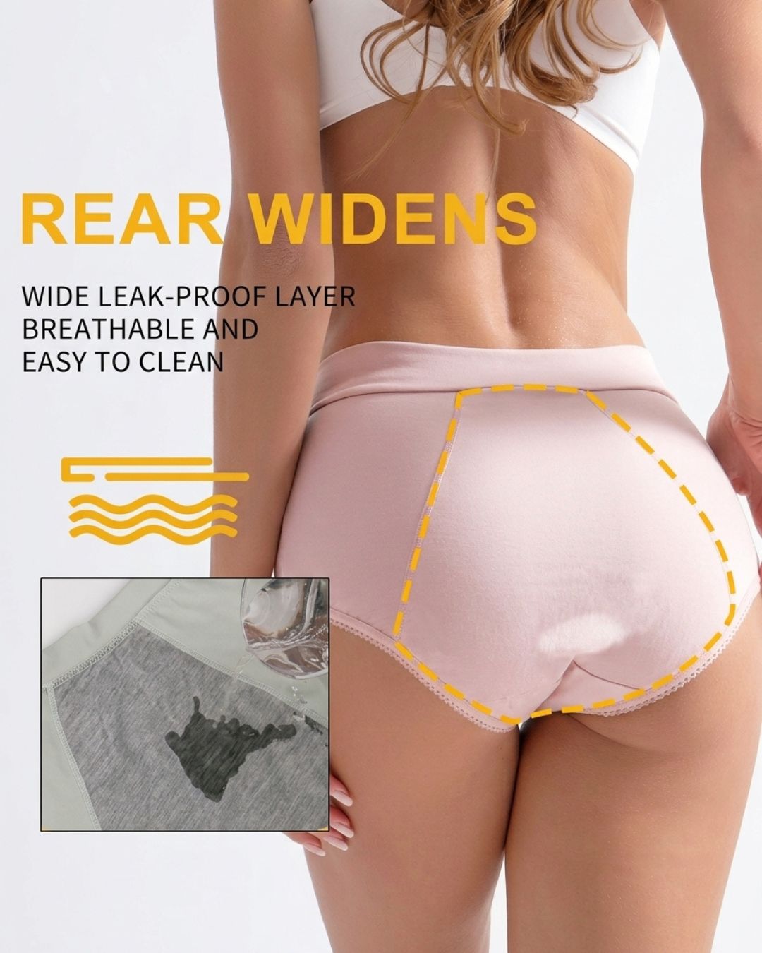 Willluxe® High-Waisted Leak Proof Panties