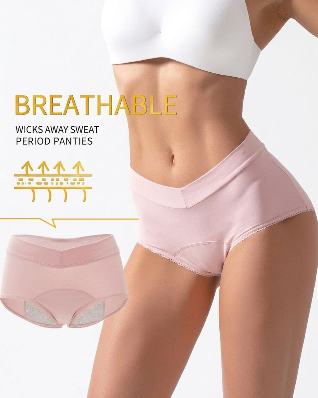 Willluxe® High-Waisted Leak Proof Panties