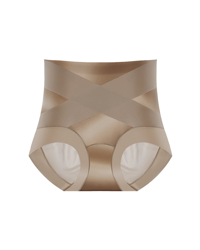 Willluxe® High-Waist Cross Compression Shaping Panties (5 Pack)