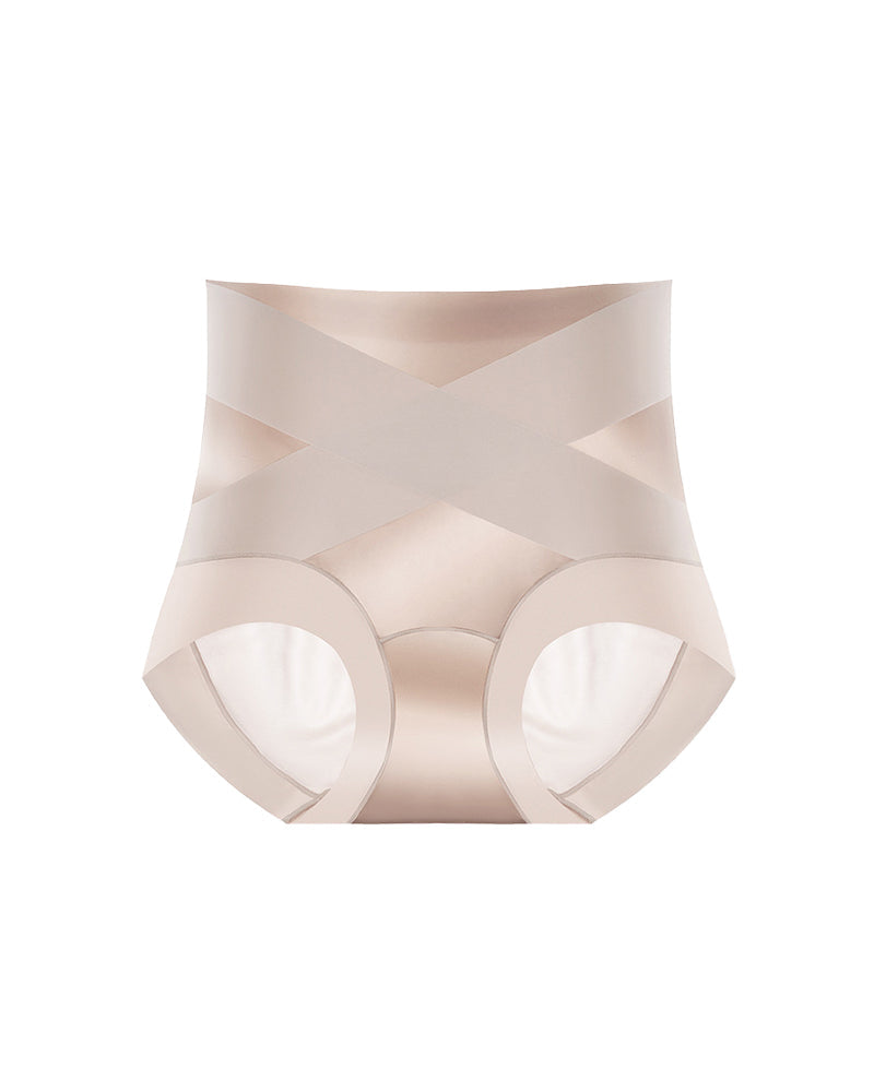 Willluxe® High-Waist Cross Compression Shaping Panties (5 Pack)