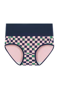 Willluxe® High-Waisted Checkerboard Briefs