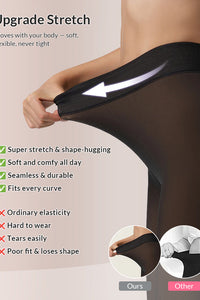 Willluxe® Translucent Fleece-Lined Tights