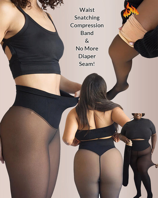WILLLUXE® One-Seam Slimming Thermal Tights