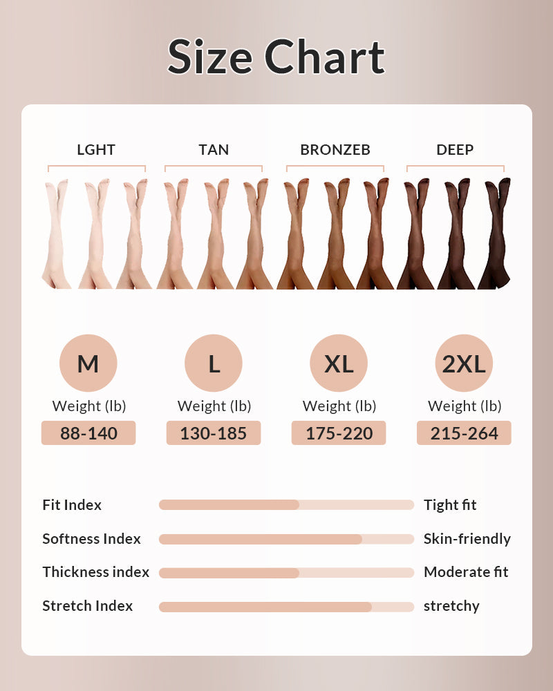 WILLLUXE® Opaque Fleece Lined Slimming Tights