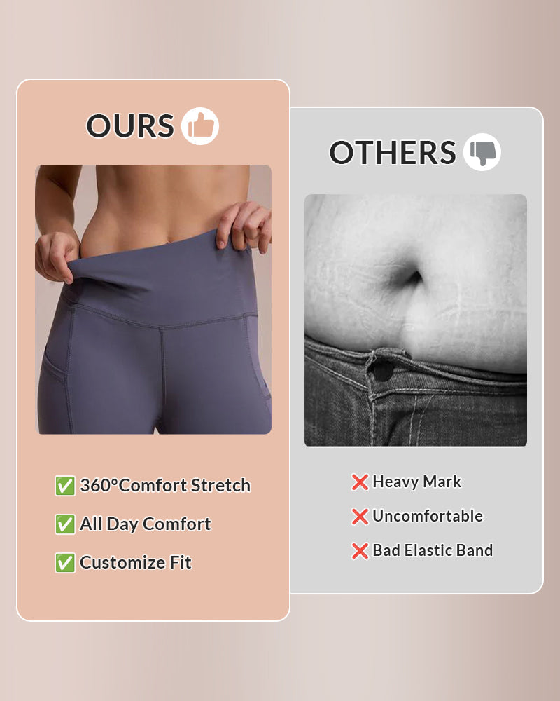 Willluxe® Fleece-Lined High-Waist Leggings with Pockets