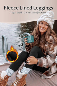 Willluxe® Fleece-Lined High-Waist Leggings with Pockets