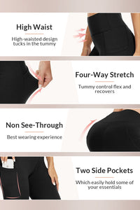 Willluxe® Fleece-Lined High-Waist Leggings with Pockets