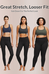 Willluxe® Fleece-Lined High-Waist Leggings with Pockets