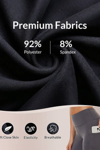 Willluxe® Fleece-Lined High-Waist Leggings with Pockets