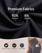 Willluxe® Fleece-Lined High-Waist Leggings with Pockets