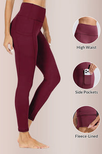 Willluxe® Fleece-Lined High-Waist Leggings with Pockets