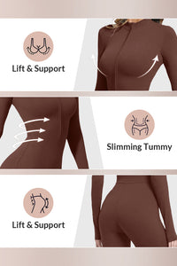 Willluxe® Fleece Slim-Fit Winter Training Jumpsuit